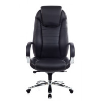 Кресло руководителя Бюрократ T-9923SL черный кожа крестовина металл хром