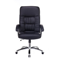 Кресло руководителя Бюрократ T-9908AXSN-AB черный кожа крестовина металл хром