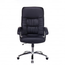 Кресло руководителя Бюрократ T-9908AXSN-AB черный кожа крестовина металл хром