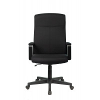 Кресло руководителя Бюрократ DOMINUS черный TS-584 крестовина пластик