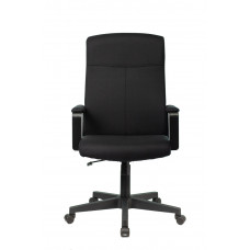 Кресло руководителя Бюрократ DOMINUS черный TS-584 крестовина пластик