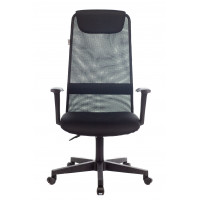 Кресло руководителя Бюрократ KB-8 черный TW-01 TW-11 сетка с подголов. крестовина пластик