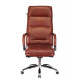 Кресло руководителя Бюрократ T-9927SL светло-коричневый Leather Eichel кожа крестовина металл хром