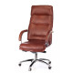 Кресло руководителя Бюрократ T-9927SL светло-коричневый Leather Eichel кожа крестовина металл хром