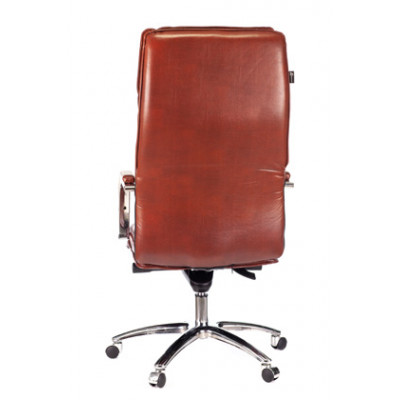 Кресло руководителя Бюрократ T-9927SL светло-коричневый Leather Eichel кожа крестовина металл хром