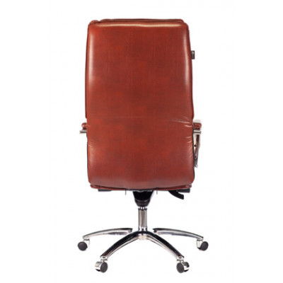 Кресло руководителя Бюрократ T-9927SL светло-коричневый Leather Eichel кожа крестовина металл хром