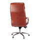 Кресло руководителя Бюрократ T-9927SL светло-коричневый Leather Eichel кожа крестовина металл хром