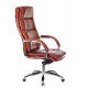 Кресло руководителя Бюрократ T-9927SL светло-коричневый Leather Eichel кожа крестовина металл хром