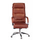 Кресло руководителя Бюрократ T-9927SL светло-коричневый Leather Eichel кожа крестовина металл хром