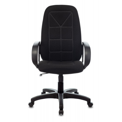 Кресло руководителя Бюрократ CH 727 черный крестовина пластик