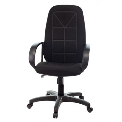 Кресло руководителя Бюрократ CH 727 черный крестовина пластик