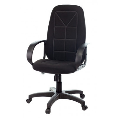 Кресло руководителя Бюрократ CH 727 черный крестовина пластик