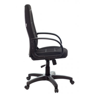 Кресло руководителя Бюрократ CH 727 черный крестовина пластик