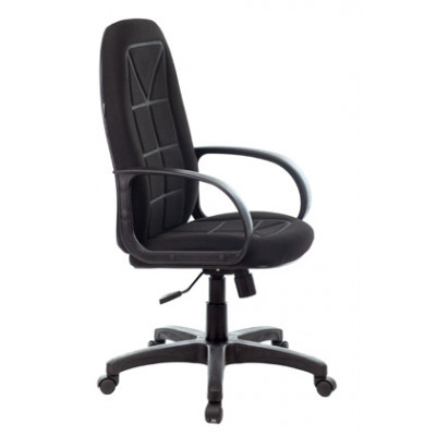 Кресло руководителя Бюрократ CH 727 черный крестовина пластик