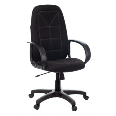 Кресло руководителя Бюрократ CH 727 черный крестовина пластик