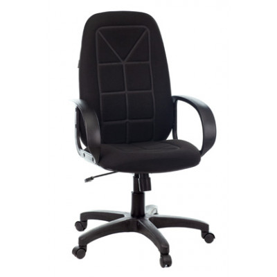 Кресло руководителя Бюрократ CH 727 черный крестовина пластик