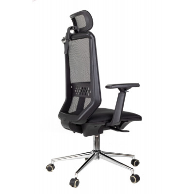 Кресло руководителя Бюрократ MC-612N-H черный TW-01 Neo Black