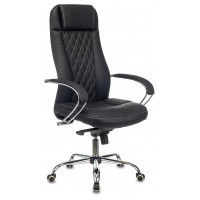 Кресло руководителя Бюрократ CH-609SL/ECO черный эко.кожа крестовина металл хром