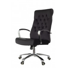 Кресло руководителя Бюрократ T-9928SL Fabric черный Italia Black