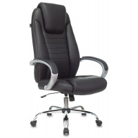 Кресло руководителя Бюрократ T-9923SL/ECO черный эко.кожа крестовина металл хром