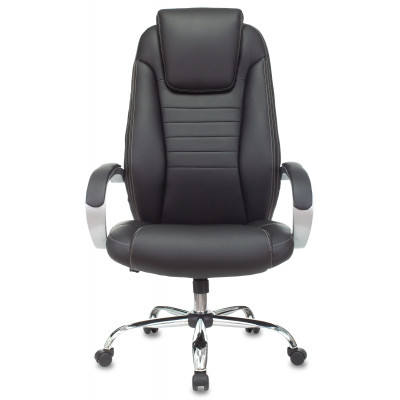 Кресло руководителя Бюрократ T-9923SL/ECO черный эко.кожа крестовина металл хром