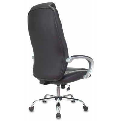 Кресло руководителя Бюрократ T-9923SL/ECO черный эко.кожа крестовина металл хром