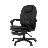 Кресло руководителя Бюрократ CH-868N-F черный эко.кожа