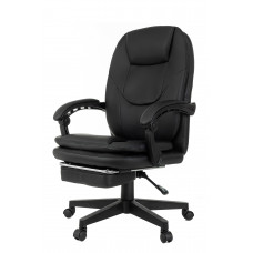 Кресло руководителя Бюрократ CH-868N-F черный эко.кожа