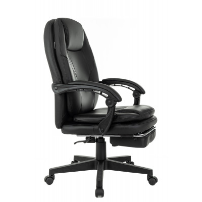 Кресло руководителя Бюрократ CH-868N-F черный эко.кожа