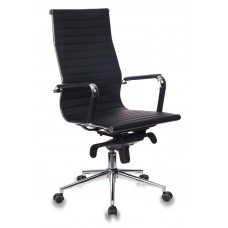 Кресло руководителя Бюрократ CH-883MB черный эко.кожа крестовина металл хром
