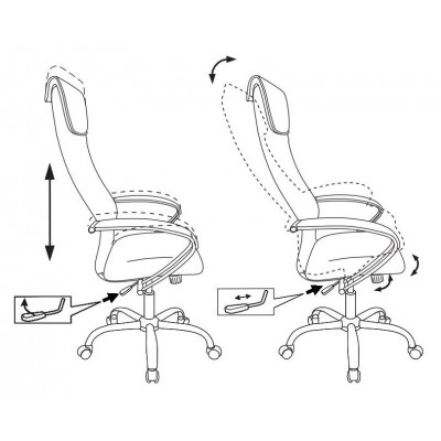 Кресло руководителя Бюрократ CH-607SL черный TW-01 Neo Black