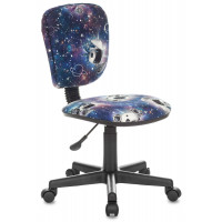 Кресло детское Бюрократ CH-204NX синий космопузики крестовина пластик