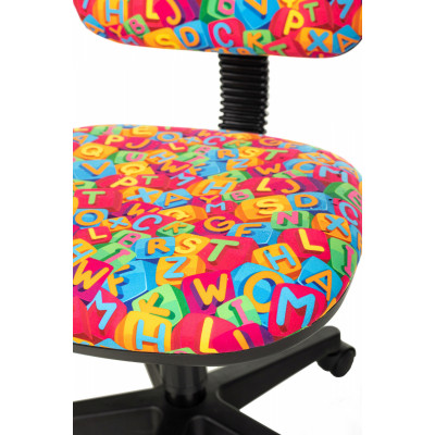 Кресло детское Бюрократ KD-4 мультиколор алфавит