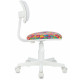 Кресло детское Бюрократ CH-W299 белый TW-15 мультиколор алфавит