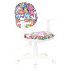 Кресло детское Бюрократ CH-W356AXSN мультиколор маскарад крестовина пластик пластик белый