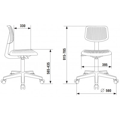 Кресло детское Бюрократ CH 200