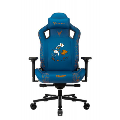 Кресло игровое Knight Craft Dragon синий