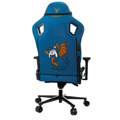 Кресло игровое Knight Craft Dragon синий