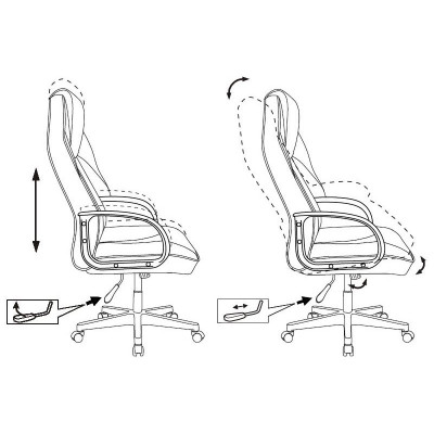 Кресло игровое Zombie VIKING XS черный эко.кожа крестовина пластик