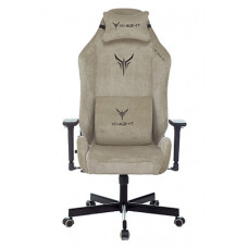 Кресло игровое Knight N1 Fabric бежевый Light-21 с подголов. крестовина металл
