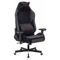 Кресло игровое Zombie EPIC PRO Edition черный текстиль/эко.кожа с подголов. крестовина металл