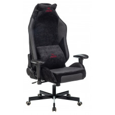 Кресло игровое Zombie EPIC PRO Edition черный текстиль/эко.кожа с подголов. крестовина металл