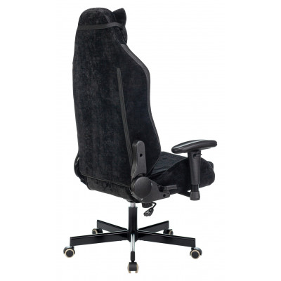 Кресло игровое Zombie EPIC PRO Edition черный текстиль/эко.кожа с подголов. крестовина металл