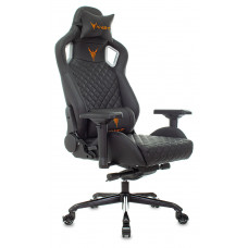 Кресло игровое Knight Titan черный ромбик эко.кожа с подголов. крестовина металл