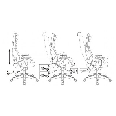 Кресло игровое Knight Outrid Smile