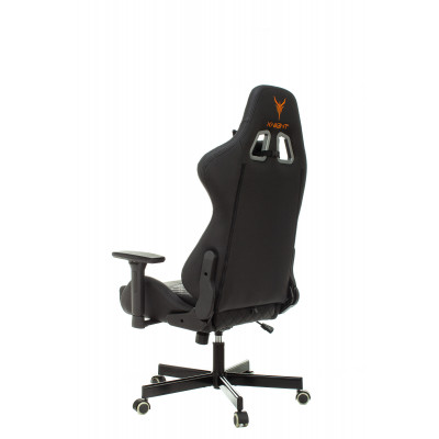 Кресло игровое Knight ARMOR черный ромбик эко.кожа с подголов. крестовина металл