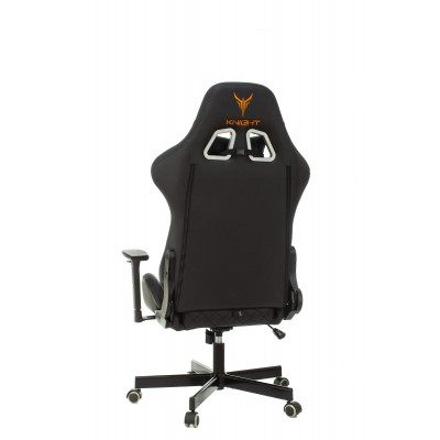 Кресло игровое Knight ARMOR черный ромбик эко.кожа с подголов. крестовина металл