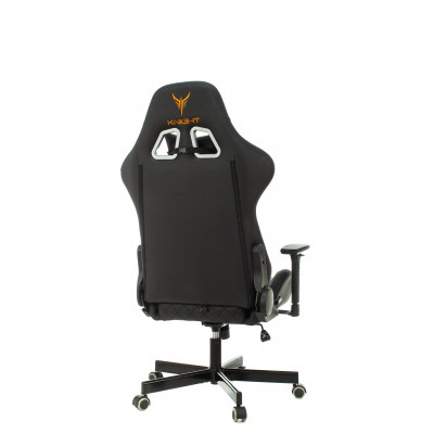 Кресло игровое Knight ARMOR черный ромбик эко.кожа с подголов. крестовина металл