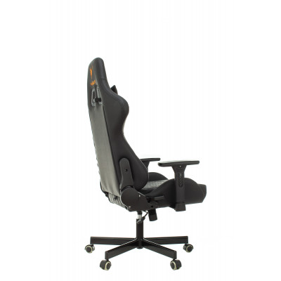 Кресло игровое Knight ARMOR черный ромбик эко.кожа с подголов. крестовина металл