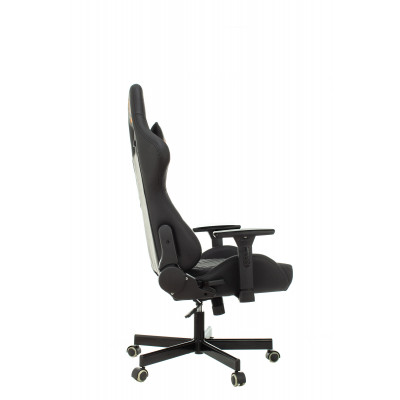 Кресло игровое Knight ARMOR черный ромбик эко.кожа с подголов. крестовина металл